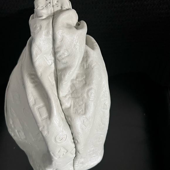 Marc by Marc Jacobs Monogram Hobo Bag - Bone/Gray Leather - Picture 3 of 12